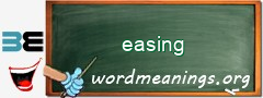 WordMeaning blackboard for easing